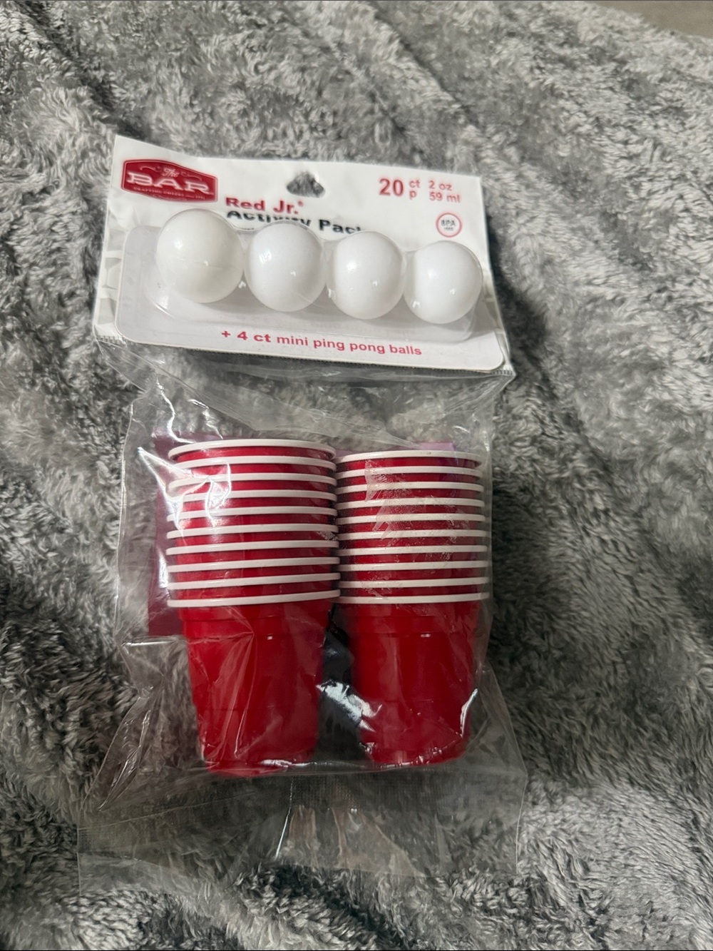 New Red Jr. Mini Plastic Party Cups - Red |